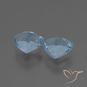 Pedras preciosas de Topázio Céu azul natural de 2.54 ct, Trilhão, VVS-VS