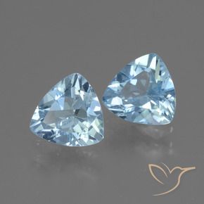 Pedras preciosas de Topázio Azul Suíço natural de 2.31 ct, Trilhão, VS