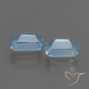 Pedras preciosas de Topázio Céu azul natural de 2.26 ct, Corte Octógono / Esmeralda, VS