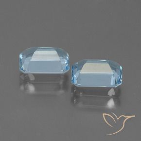 Pedras preciosas de Topázio Céu azul natural de 2.44 ct, Corte Octógono / Esmeralda, VS