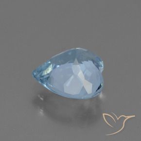 Topázio Céu azul Natural 2.66ct, Coração, VVS