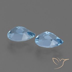 Pedras preciosas de Topázio Azul Suíço natural de 1.81 ct, Formato de pêra, VVS-VS