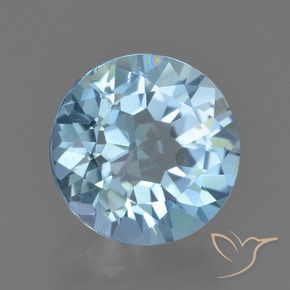 Topázio Céu azul Natural 2.40ct, Redondo, VS