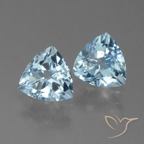 Pedras preciosas de Topázio Azul Suíço natural de 2.52 ct, Trilhão, VVS-VS