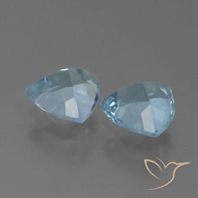 Pedras preciosas de Topázio Azul Suíço natural de 2.52 ct, Trilhão, VVS-VS