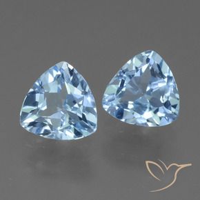 Pedras preciosas de Topázio Azul Suíço natural de 2.79 ct, Trilhão, VS