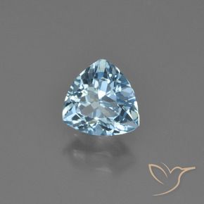 Topázio Céu azul Natural 1.35ct, Trilhão, VVS-VS