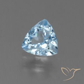 Topázio Céu azul Natural 1.34ct, Trilhão, VS