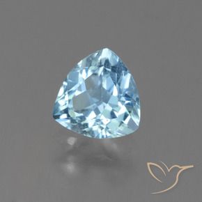 Topázio Céu azul Natural 1.32ct, Trilhão, VS
