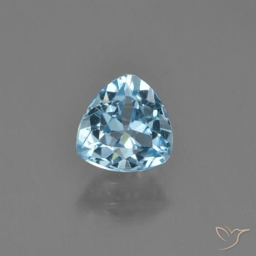 1.46ct Natural Azul Suíço Topázio, Trilhão, VS