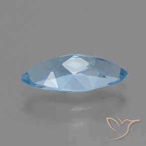 Topázio Céu azul Natural 3.59ct, Marquesa, VVS