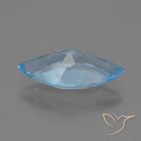 Topázio Céu azul Natural 3.46ct, Marquesa, VVS