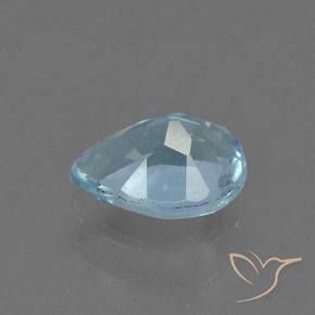 Topázio Céu azul Natural 0.94ct, Formato de pêra, VS