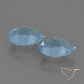 Pedras preciosas de Topázio Céu azul natural de 1.69 ct, Formato de pêra, VVS