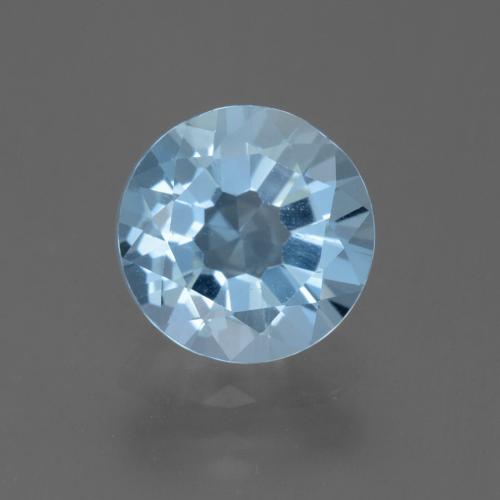 2.23ct Natural Azul Suíço Topázio, Redondo, VS