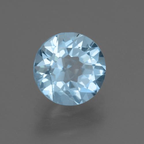 Topázio Céu azul Natural 2.23ct, Redondo, VS