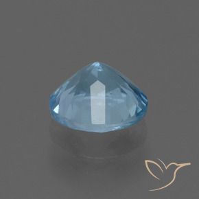 Topázio Céu azul Natural 2.23ct, Redondo, VS