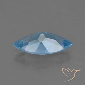 Topázio Céu azul Natural 3.56ct, Marquesa, VS