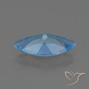 Topázio Azul Suíço Natural 3.22ct, Marquesa, VS