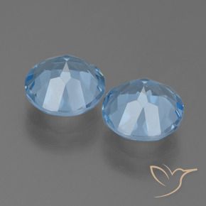 Pedras preciosas de Topázio Céu azul natural de 4.67 ct, Redondo, VS
