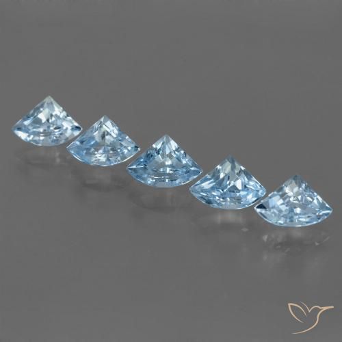 3.63ctw Natural Azul Suíço Topázio, Chique, VVS-VS