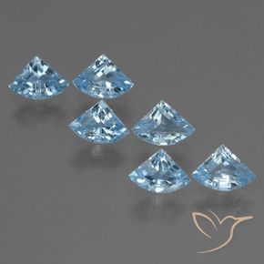 Pedras preciosas de Topázio Azul Suíço natural de 3.85 ct, Chique, VVS-VS