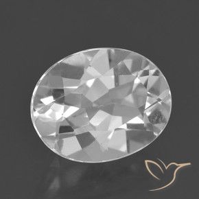 Topázio Branco Natural 3.14ct, oval, VVS-VS