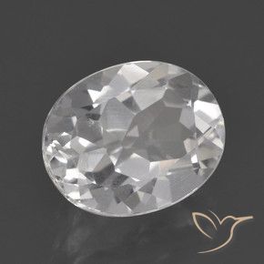 Topázio Branco Natural 3.25ct, oval, VVS-VS