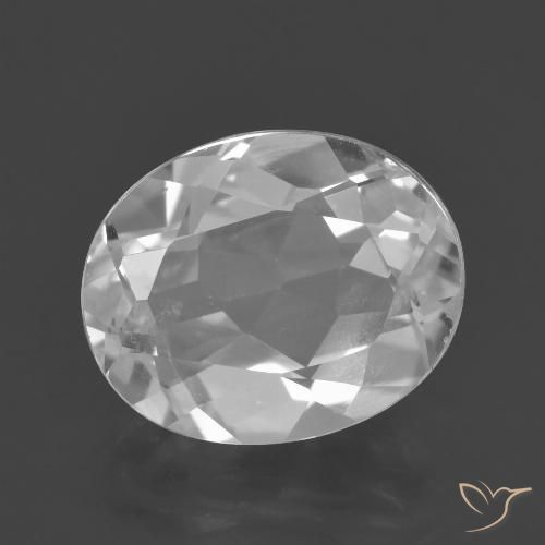 3.25ct Natural Branco Topázio, oval, VVS-VS