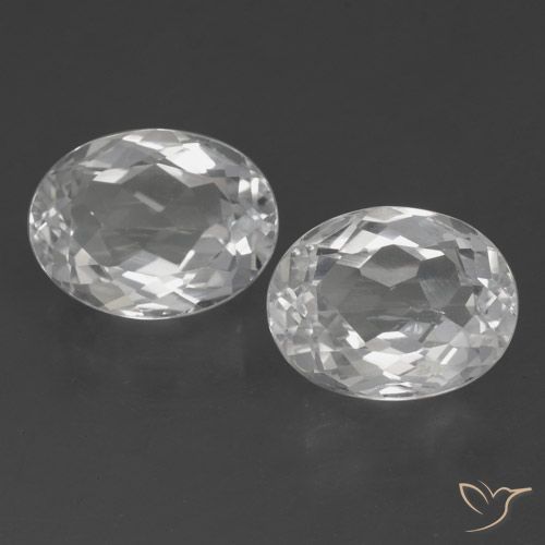 6.70ctw Natural Branco Topázio, oval, VVS-VS