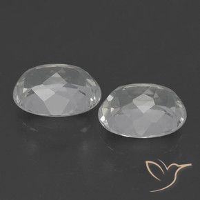 Pedras preciosas de Topázio Branco natural de 6.70 ct, oval, VVS-VS