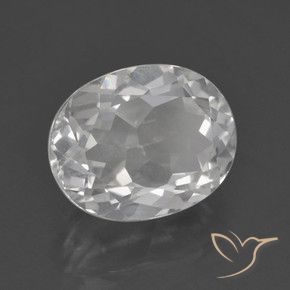 Topázio Branco Natural 3.28ct, oval, VS
