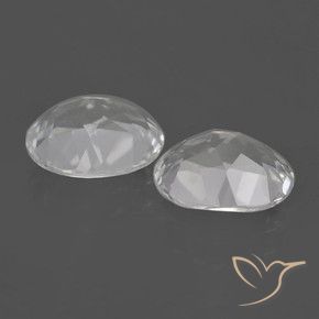 Pedras preciosas de Topázio Branco natural de 6.08 ct, oval, VVS-VS