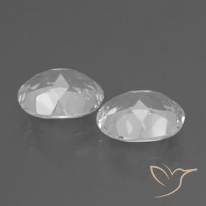 Pedras preciosas de Topázio Branco natural de 6.37 ct, oval, VVS-VS