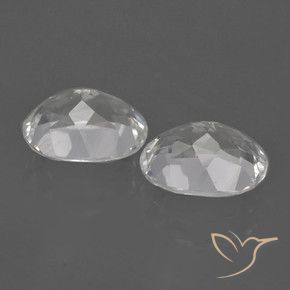 Pedras preciosas de Topázio Branco natural de 6.39 ct, oval, VVS-VS
