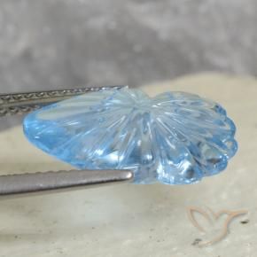 Topázio Céu azul Natural 5.96ct, Chique, Transparente