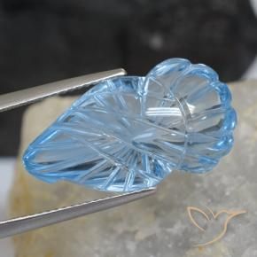 Topázio Céu azul Natural 16.56ct, Chique, Transparente