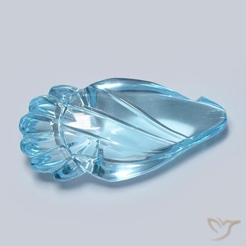 Topázio Azul Suíço Natural 11.26ct, Chique, Transparente