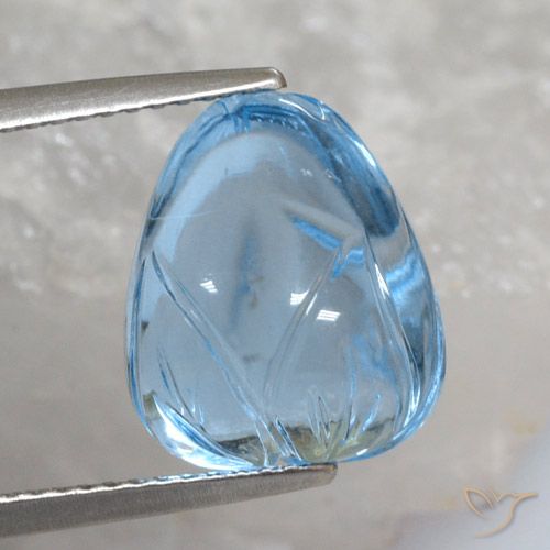 11.83ct Natural Céu azul Topázio, Chique, Transparente