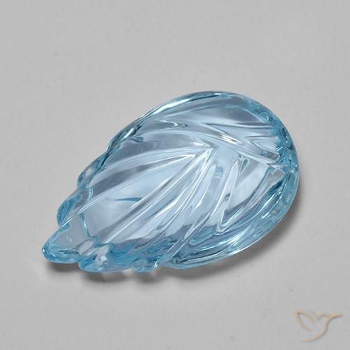 Topázio Céu azul Natural 10.76ct, Chique, Transparente