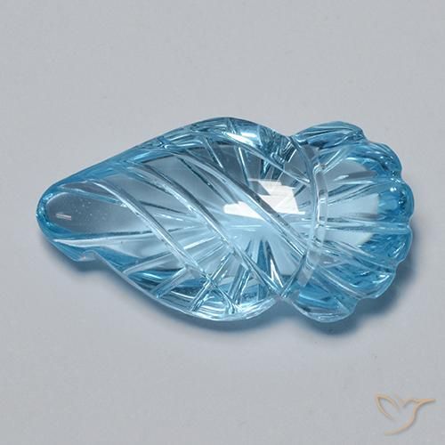 Topázio Azul Suíço Natural 16.79ct, Chique, Transparente