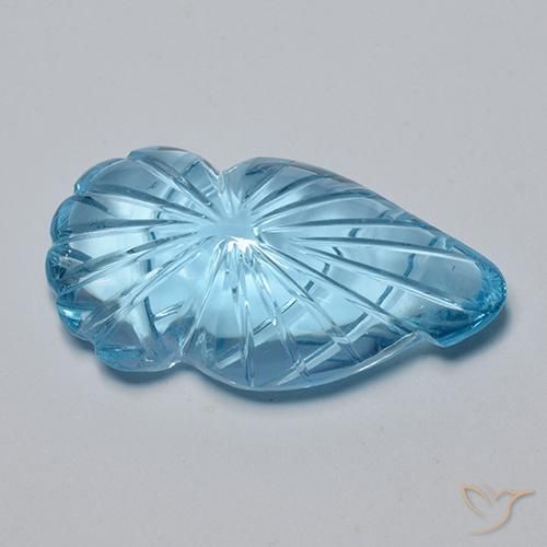 Topázio Azul Suíço Natural 16.79ct, Chique, Transparente