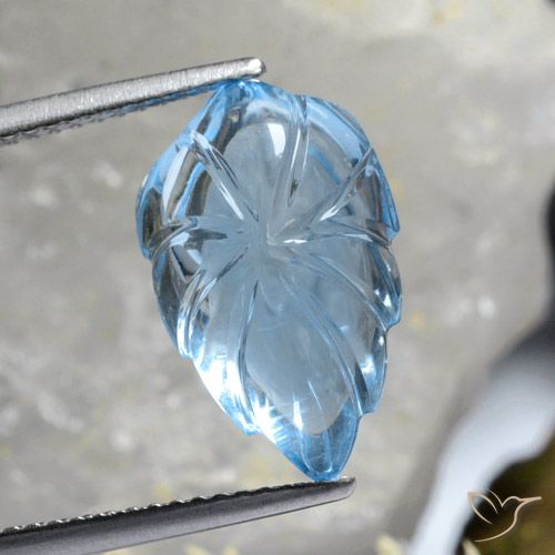 8.99ct Natural Céu azul Topázio, Chique, Transparente