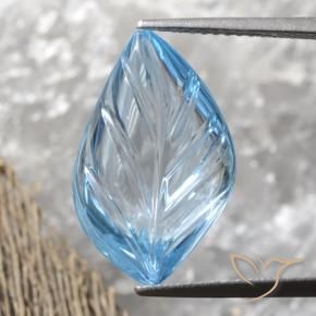Topázio Céu azul Natural 9.21ct, Chique, Transparente