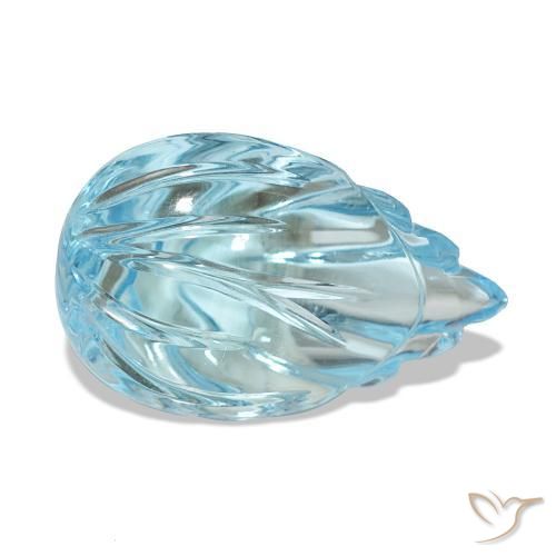 Topázio Azul Suíço Natural 12.09ct, Chique, Transparente