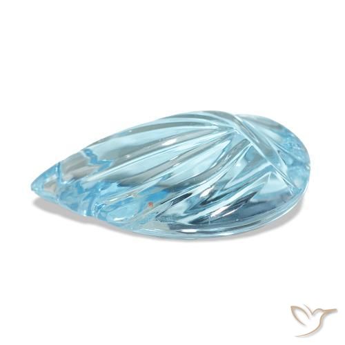 Topázio Azul Suíço Natural 12.09ct, Chique, Transparente