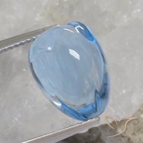 Topázio Céu azul Natural 12.18ct, Chique, Transparente