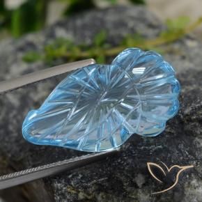 Topázio Azul Suíço Natural 15.08ct, Chique, Transparente