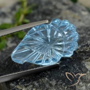 Topázio Céu azul Natural 9.99ct, Chique, Transparente