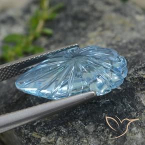 Topázio Céu azul Natural 9.99ct, Chique, Transparente